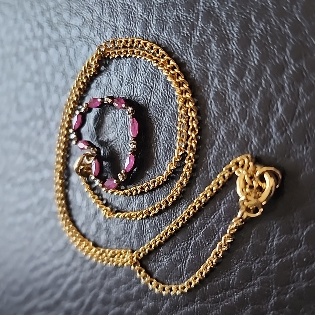 Necklace W/Sterling Silver Pendant